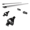 Barre portatutto in alluminio compatibili con Peugeot 308 SW (2014-2021) - corrimano integrati - portapacchi auto colore argento - portabagagli barre da tetto