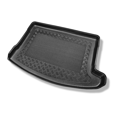 Vasca baule compatibile con Mini Countryman II F60 SUV (02.2017-....) - vano superiore (filo della soglia di carico piatto); non per versione ibrida - tappetino per bagagliaio - tappeto bagagliaio per auto