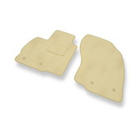 Premium tappetini auto in velluto compatibili con Mitsubishi Outlander III (2012-2021) - tappeti auto beige