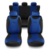 Coprisedili compatibili con Mazda CX-5 I, II (2011-2019) - fodere sedili universali - set coprisedili auto - TR-BL