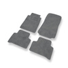 Premium tappetini auto in velluto compatibili con Mercedes-Benz Classe C W202 (1993-2000) - tappeti auto grigio