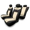 Coprisedili compatibili con Alfa Romeo 166 I, II, III (1998-2007) - fodere sedili universali - set coprisedili auto - RSL-BE