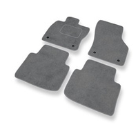 Premium tappetini auto in velluto compatibili con Skoda Superb III (2015-2024) - tappeti auto grigio