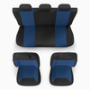 Coprisedili compatibili con Alfa Romeo 145 (1994-2000) - fodere sedili universali - set coprisedili auto - RYL-BL