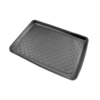 Vasca baule compatibile con Aixam City Hatchback (10.2016-....) - tappetino per bagagliaio - tappeto bagagliaio per auto