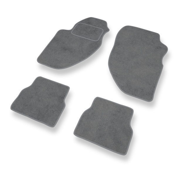 Premium tappetini auto in velluto compatibili con Alfa Romeo 166 I Berlina (1998-2003) - tappeti auto grigio