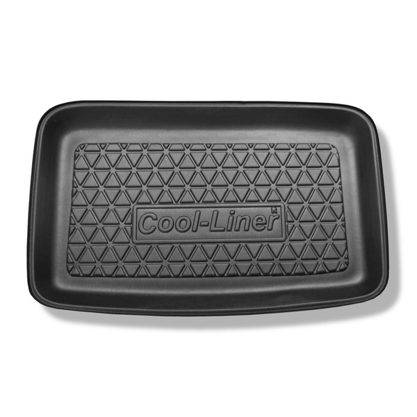 Vasca baule compatibile con Seat Alhambra II Van (09.2010-03.2022) - 7 posti - sedili 3a fila alzati (per lo spazio dietro la 3a fila di sedili) - tappetino per bagagliaio - tappeto bagagliaio per auto