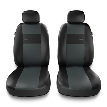 Coprisedili compatibili con Ford Transit Custom I, II (2014-....) - fodere sedili universali - set coprisedili auto - 2XL-G