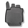 Completo di tappetini e tappetino per bagagliaio TPE per: Renault Captur I 04.2013-12.2019 (SUV) - per il bagagliaio inferiore e superiore