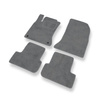 Premium tappetini auto in velluto compatibili con Mercedes-Benz Classe A W176 (2012-2017) - tappeti auto grigio