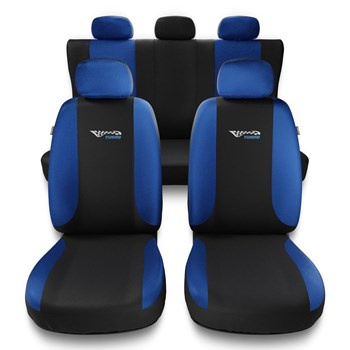 Coprisedili compatibili con Seat Ateca (2016-2019) - fodere sedili universali - set coprisedili auto - TG-BL