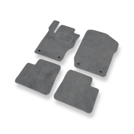 Premium tappetini auto in velluto compatibili con Mercedes-Benz GL X164 (2006-2012) - tappeti auto grigio
