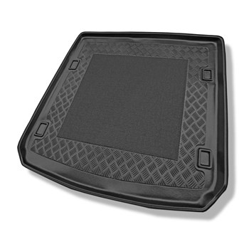 Vasca baule compatibile con Volkswagen Touareg I SUV (11.2002-2010) - tappetino per bagagliaio - tappeto bagagliaio per auto