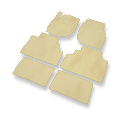 Premium tappetini auto in velluto compatibili con Mazda MPV II (1999-2006) - tappeti auto beige