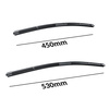 Spazzole tergicristallo anteriori compatibili con Fiat Punto II FL Hatchback, Van (2003-12.2010) - tergicristalli auto - lame tergilunotto - spazzole piatte