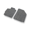 Premium tappetini auto in velluto compatibili con Toyota Yaris II Hatchback, Berlina (2005-2010) - tappeti auto grigio