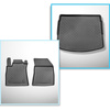 Completo di tappetini e tappetino per bagagliaio TPE per: Renault Megane IV 09.2016-2024 (Sporter) - bagagliaio superiore (soglia di carico piana); pavimento mobile nella posizione più alta; no per E-Tech Plug-in Hybrid
