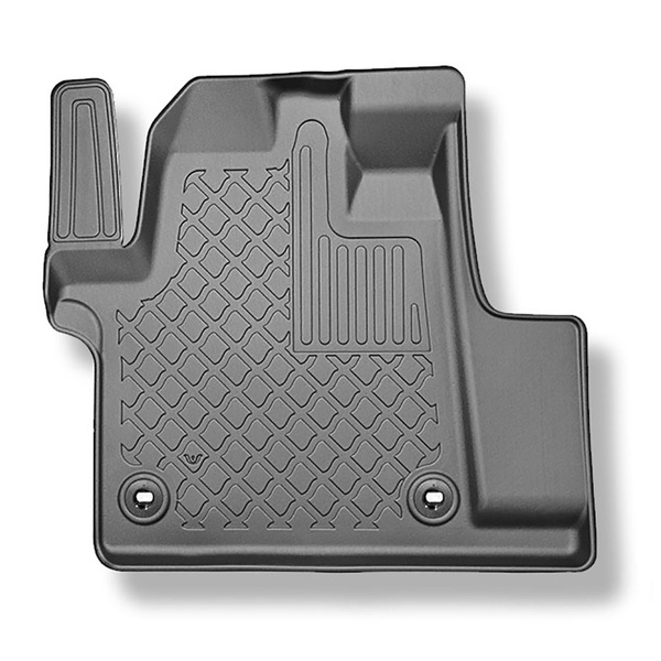 Tappetini Auto in TPE compatibili con Opel Vivaro C Van (03.2019-....) - 2/3 posti; sia versione corta che lunga - tappeti auto neri