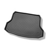 Completo di tappetini e tappetino per bagagliaio TPE per: Nissan X-Trail III 08.2014-08.2017 (SUV) - 5 posti; bagagliaio superiore (per il pavimento mobile); senza terza fila