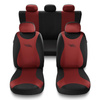 Coprisedili compatibili con Alfa Romeo 147 (2000-2010) - fodere sedili universali - set coprisedili auto - TR-RD