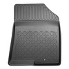 Completo di tappetini e tappetino per bagagliaio TPE per: Kia Carens IV 04.2013-08.2019 (Monovolume) - 5 posti; senza terza fila
