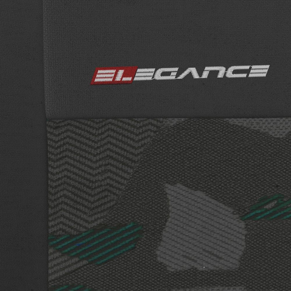 Coprisedili compatibili con BMW 3 E36, E46, E90, F30, G20, G21 (1990-....) - fodere sedili universali - set coprisedili auto - UNE-GR