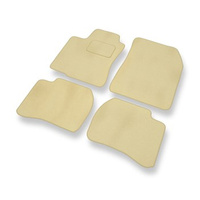 Premium tappetini auto in velluto compatibili con Mazda 323 V (1994-1998) - tappeti auto beige