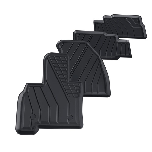 Tappetini Auto in TPE compatibili con Jaecoo 7 SUV (2024-....) - tappeti auto neri