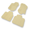 Premium tappetini auto in velluto compatibili con Alfa Romeo 146 I Hatchback (1994-2001) - tappeti auto beige