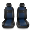 Coprisedili anteriori compatibili con Mazda 2 I, II, III, IV (2003-....) - fodere sedili universali - set coprisedili auto - 2XL-BL