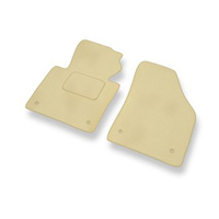 Premium tappetini auto in velluto compatibili con Volkswagen Caddy III (2004-2015) - tappeti auto beige