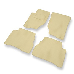 Premium tappetini auto in velluto compatibili con Kia Sorento I (2002-2009) - tappeti auto beige