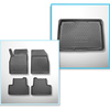 Completo di tappetini e tappetino per bagagliaio TPE per: Opel Astra J GTC 10.2011-2015 (Coupé) - bagagliaio superiore