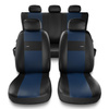 Coprisedili compatibili con Citroen C2 (2003-2009) - fodere sedili universali - set coprisedili auto - XL-BL