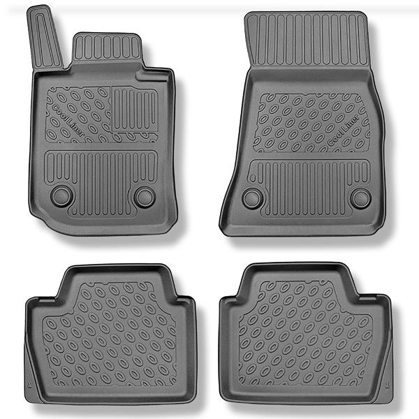 Tappetini Auto in TPE compatibili con BMW 4 G22, G26 Coupé, Gran Coupé (10.2020-....) - tappeti auto neri
