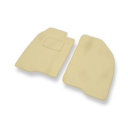 Premium tappetini auto in velluto compatibili con Ford Fusion I (2002-2005) - tappeti auto beige