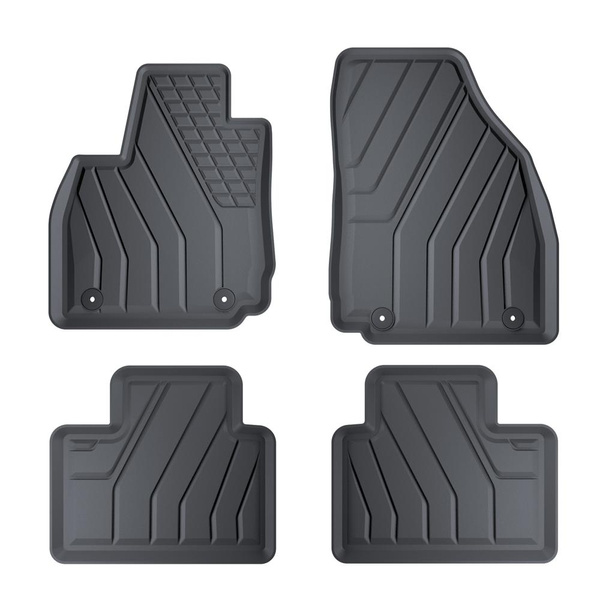 Tappetini Auto in TPE compatibili con MG ZS SUV (2024-....) - tappeti auto neri