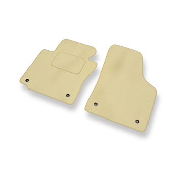 Premium tappetini auto in velluto compatibili con SEAT Leon II (2005-2012) - tappeti auto beige
