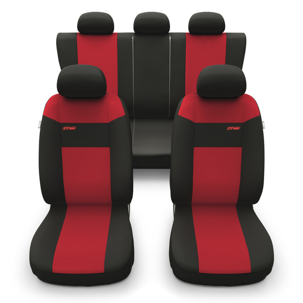 Coprisedili compatibili con Alfa Romeo 147 (2000-2010) - fodere sedili universali - set coprisedili auto - RSL-RD