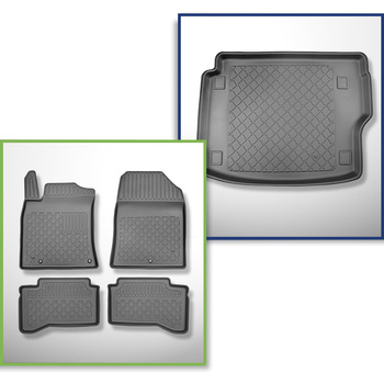 Completo di tappetini e tappetino per bagagliaio TPE per: Kia XCeed Plug-in Hybr