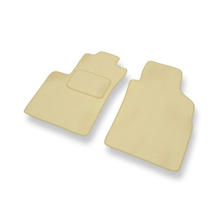 Premium tappetini auto in velluto compatibili con Lancia Ypsilon IV (2011-2024) - tappeti auto beige