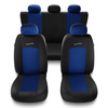 Coprisedili compatibili con Alfa Romeo 147 (2000-2010) - fodere sedili universali - set coprisedili auto - S-BL