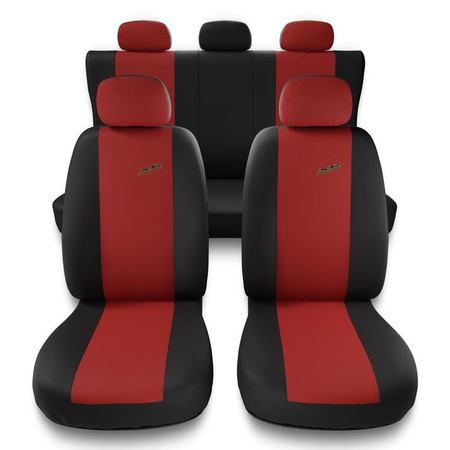 Coprisedili compatibili con Renault Captur (2013-2019) - fodere sedili universali - set coprisedili auto - X.R-RD