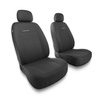 Coprisedili anteriori compatibili con Alfa Romeo Stelvio (2017-2019) - fodere sedili universali - set coprisedili auto - 2UNE-4