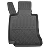 Completo di tappetini e tappetino per bagagliaio TPE PREMIUM per: Mercedes-Benz Classe C W205 Berlina (03.2014-11.2020) - sedili posteriori pieghevoli (divisi); ala destra rimovibile nei modelli con grata laterale