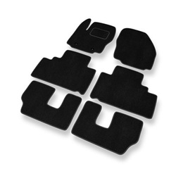 Premium tappetini auto in velluto compatibili con Ford S-Max I (2006-2015) - tappeti auto nero