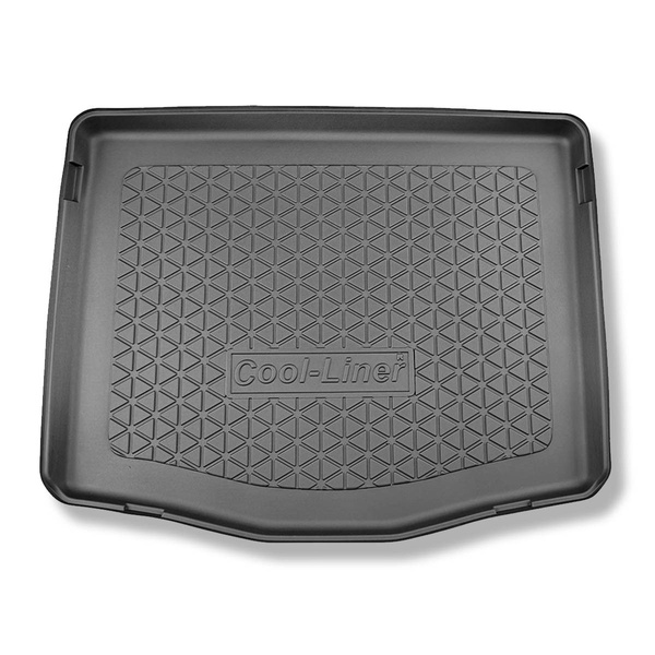 Vasca baule compatibile con Ford Mustang Mach-E SUV (05.2021-....) - portabagagli superiore; piano di carico regolabile nella posizione più alta - tappetino per bagagliaio - tappeto bagagliaio per auto