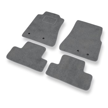 Premium tappetini auto in velluto compatibili con Ford Mustang V (2005-2014) - tappeti auto grigio