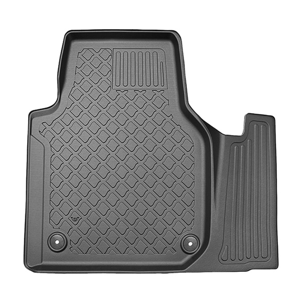 Tappetini Auto in TPE compatibili con Volkswagen Crafter II Cargo (03.2017-....) - 2/3 posti - tappeti auto neri