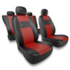 Coprisedili compatibili con Renault Twingo I, II, III (1993-2019) - fodere sedili universali - set coprisedili auto - XL-RD